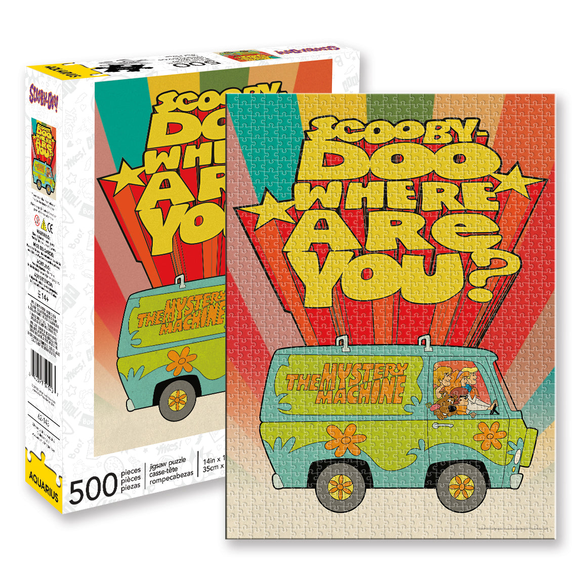 Scooby Doo Where Are You? The Mystery Machine Puzzle (500 pieces)