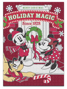 Licensed Disney Christmas Mickey and Minnie Mouse Puzzle (1000 Pieces)
