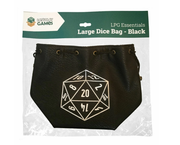 LPG Large Dice Bag: Black