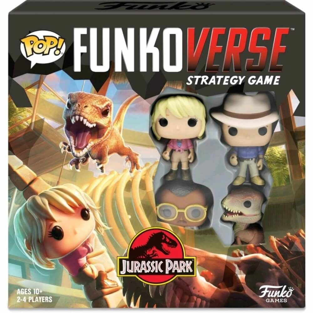 Funkoverse - Jurassic Park 100 4 -Pack Expandalone Strategy Board Game